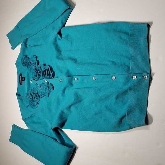 Land's End Blouse  Size XS 2-4 - Picture 4 of 10